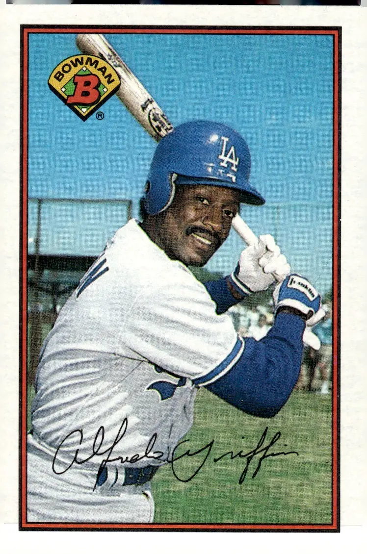 1989 Bowman #345 Alfredo Griffin (front)