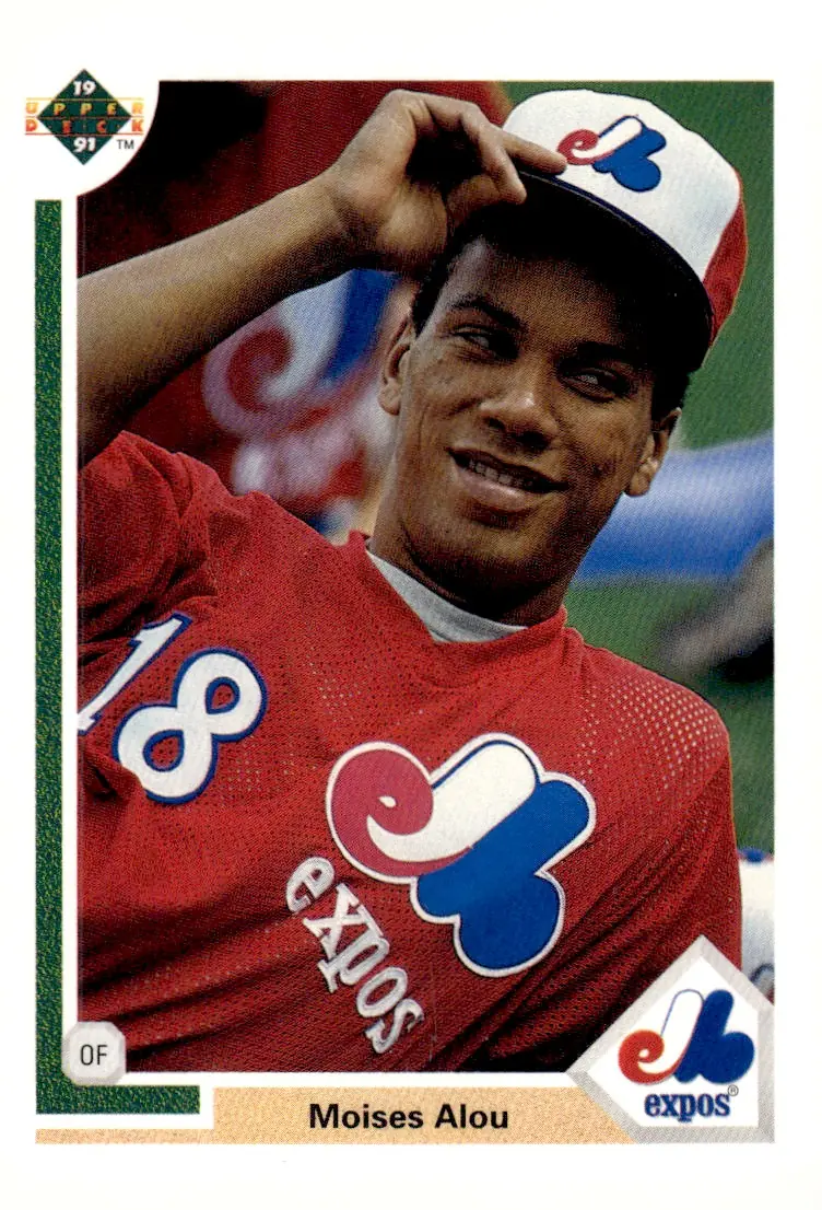 1991 Upper Deck #665 Moises Alou (front)