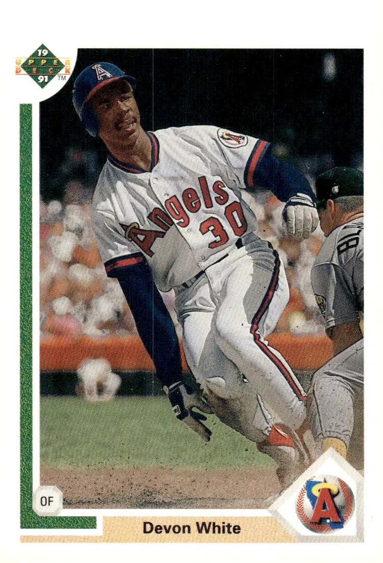 1991 Upper Deck #517 Devon White (front)