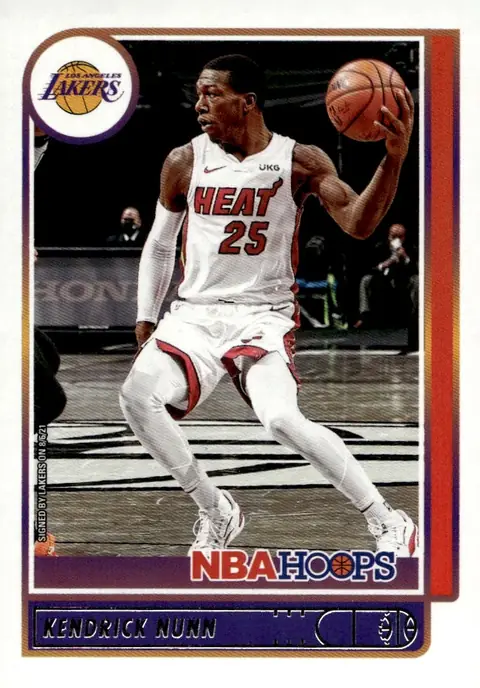 2021-22 NBA Hoops #60 Kendrick Nunn