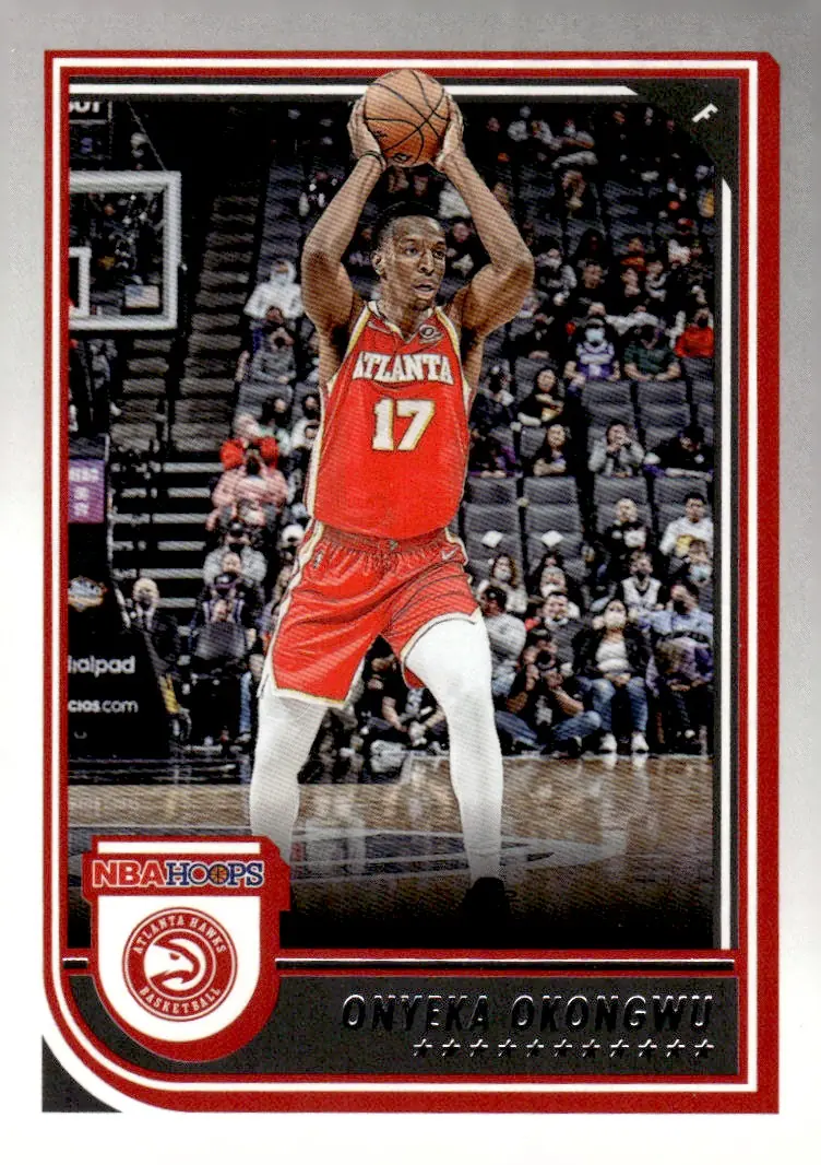 2022-23 NBA Hoops #87 Onyeka Okongwu (front)