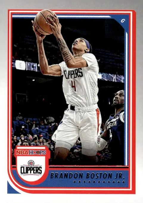2022-23 NBA Hoops #185 Brandon Boston Jr.