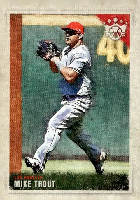 2022 Diamond Kings #40 Mike Trout