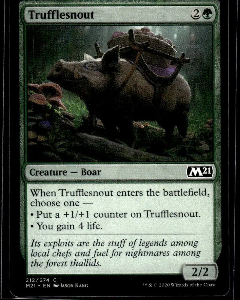 2020 Core Set 2021 (M21) #212/274 Trufflesnout (front)