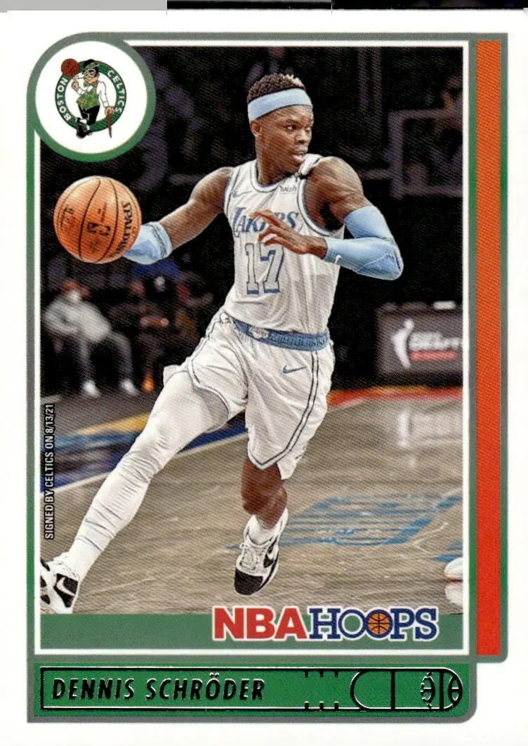 2021-22 NBA Hoops #156 Dennis Schröder (front)