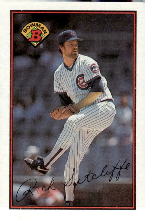 1989 Bowman #281 Rick Sutcliffe