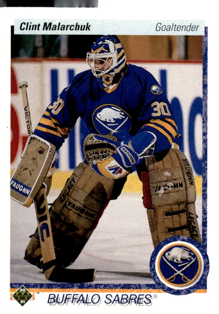1990-91 Upper Deck #399 Clint Malarchuk (front)