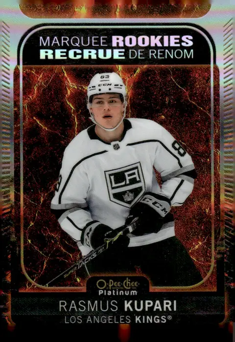 2021-22 O-Pee-Chee Platinum #232 Rasmus Kupari – Hot Magma