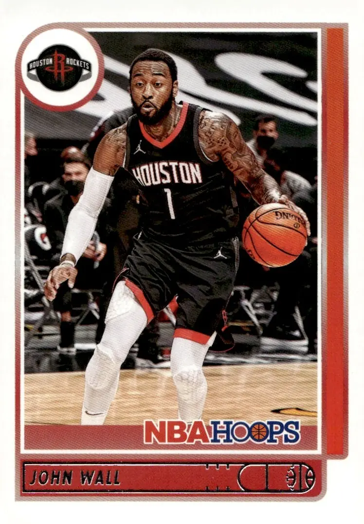 2021-22 NBA Hoops #144 John Wall (front)