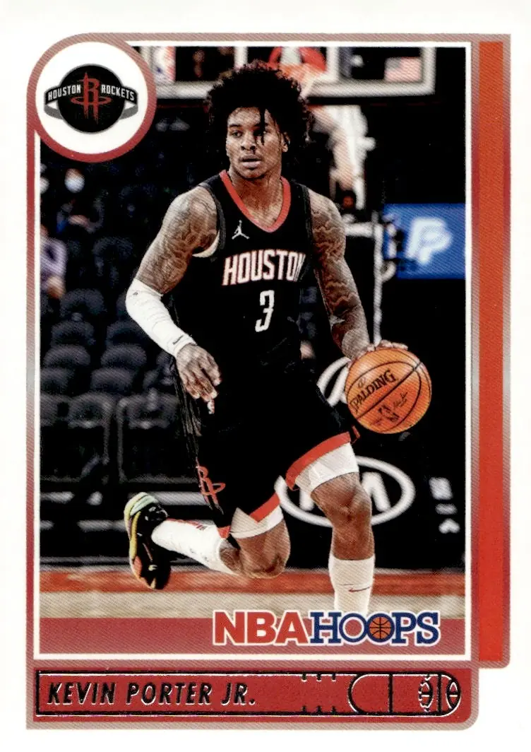 2021-22 NBA Hoops #154 Kevin Porter Jr. (front)