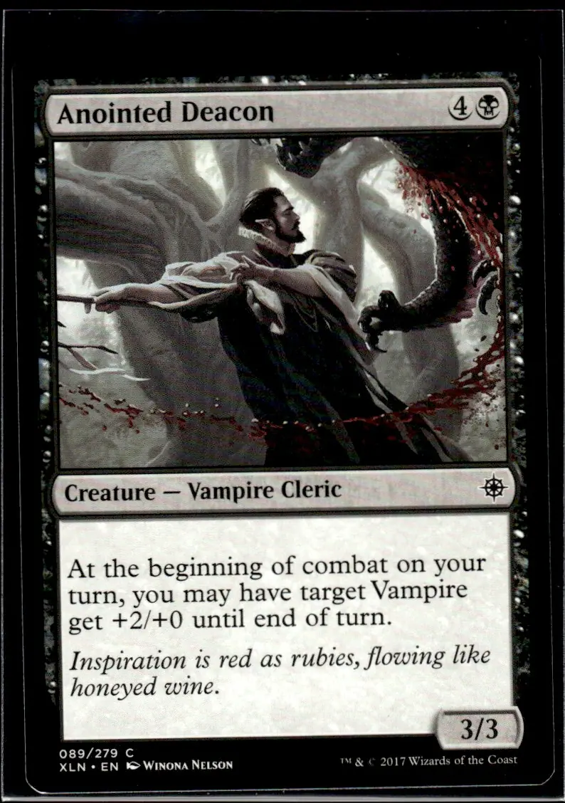 2017 Ixalan (XLN) #089/279 Anointed Deacon (front)
