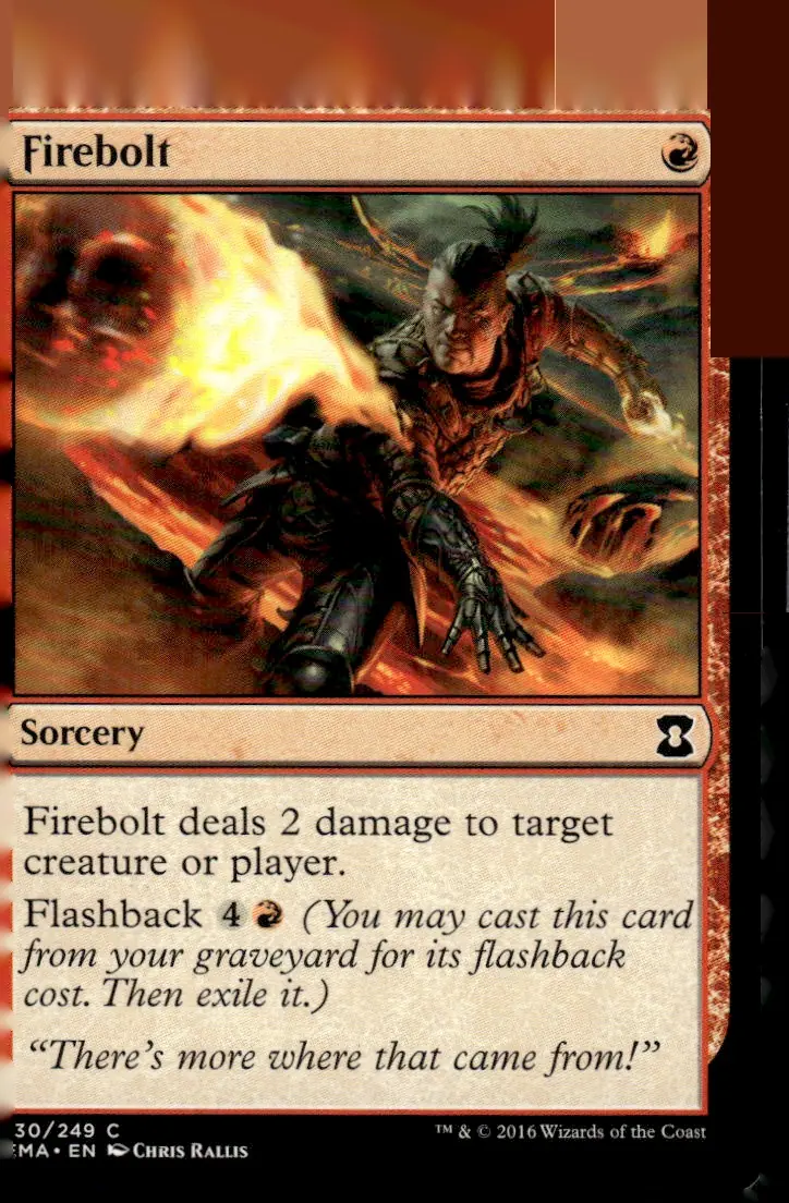 2016 Eternal Masters (EMA) #130/249 Firebolt (front)