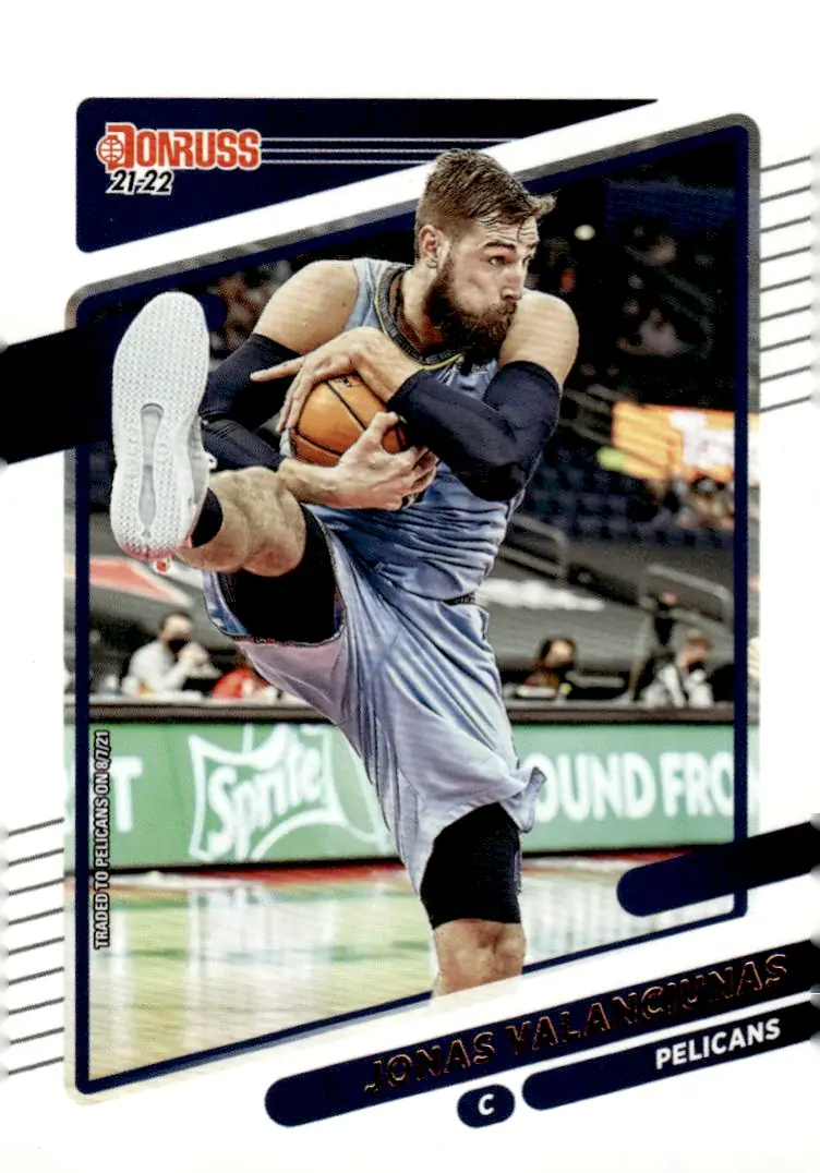 2021-22 Donruss #46 Jonas Valanciunas (front)