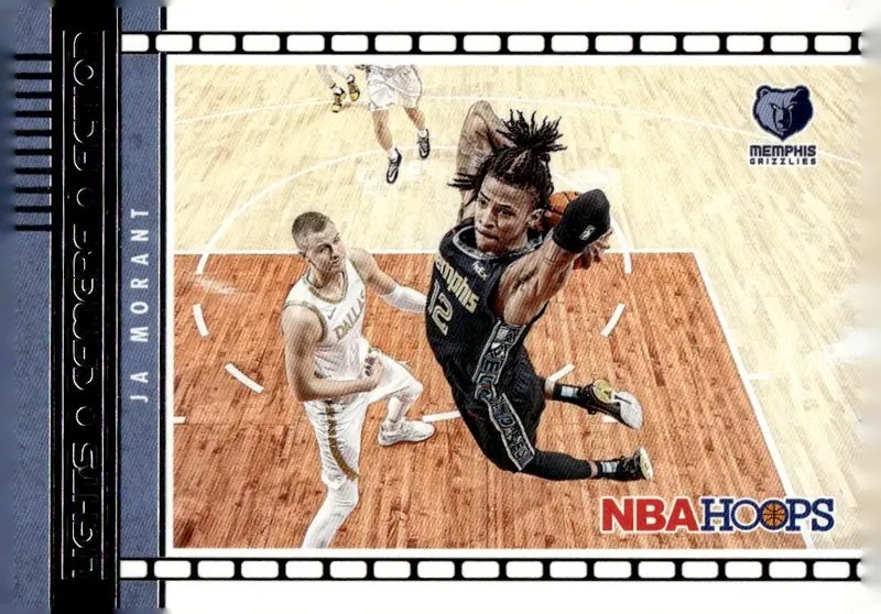 2021-22 NBA Hoops #6 Ja Morant (front)