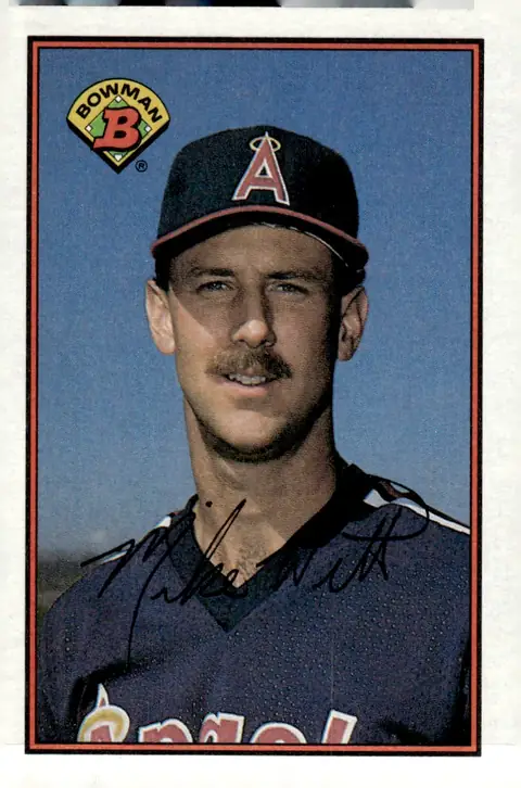 1989 Bowman #42 Mike Witt