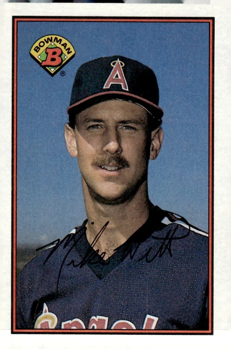 1989 Bowman #42 Mike Witt (front)