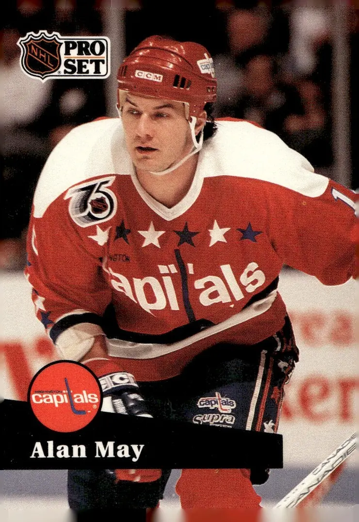 1991-92 Pro Set (Series 2) #508 Alan May (front)