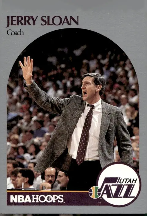 1990-91 NBA Hoops #330 Jerry Sloan
