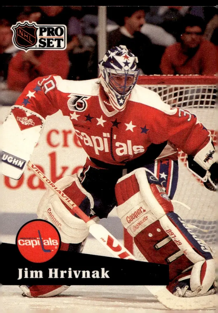 1991-92 Pro Set #509 Jim Hrivnak (front)