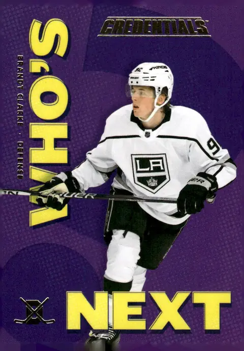 2023-24 Upper Deck Credentials #WN-BC Brandt Clarke