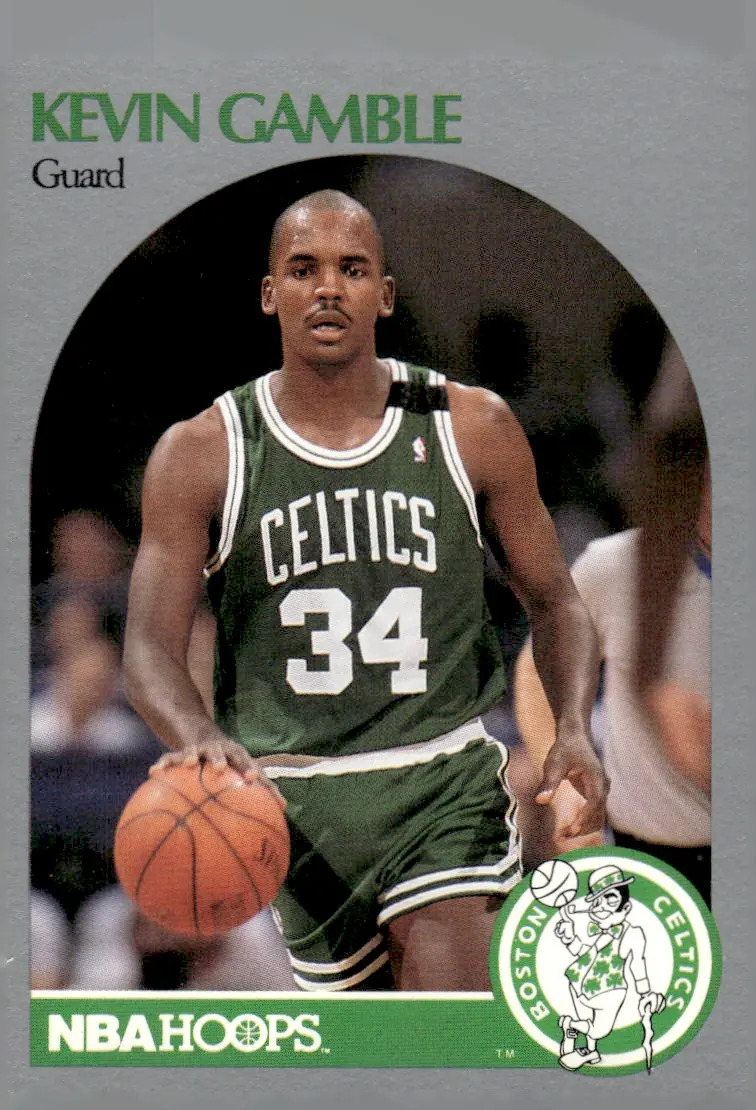 1990-91 NBA Hoops #40 Kevin Gamble (front)