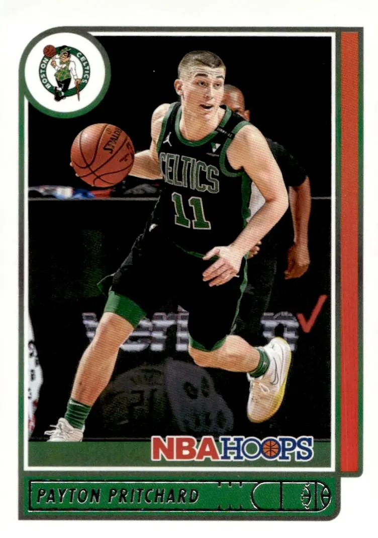 2021-22 NBA Hoops #59 Payton Pritchard (front)