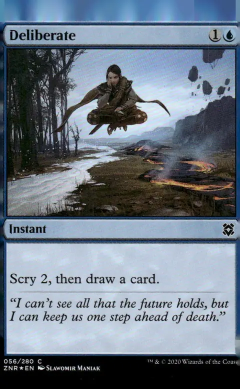 2020 Zendikar Rising (ZNR) #056/280 Deliberate – Foil