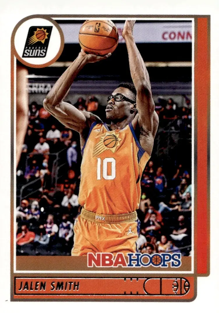 2021-22 NBA Hoops #66 Jalen Smith (front)