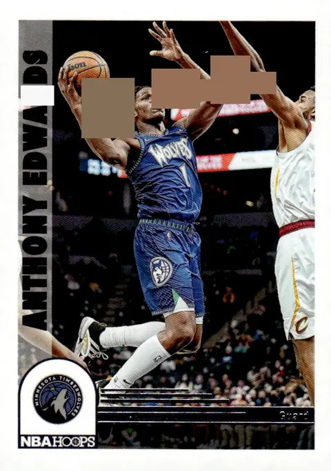 2022-23 NBA Hoops #292 Anthony Edwards