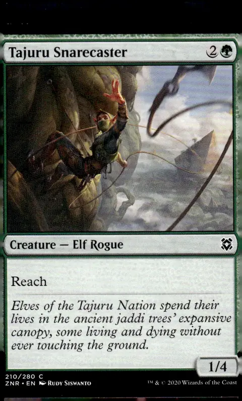 2020 Zendikar Rising (ZNR) #210/280 Tajuru Snarecaster
