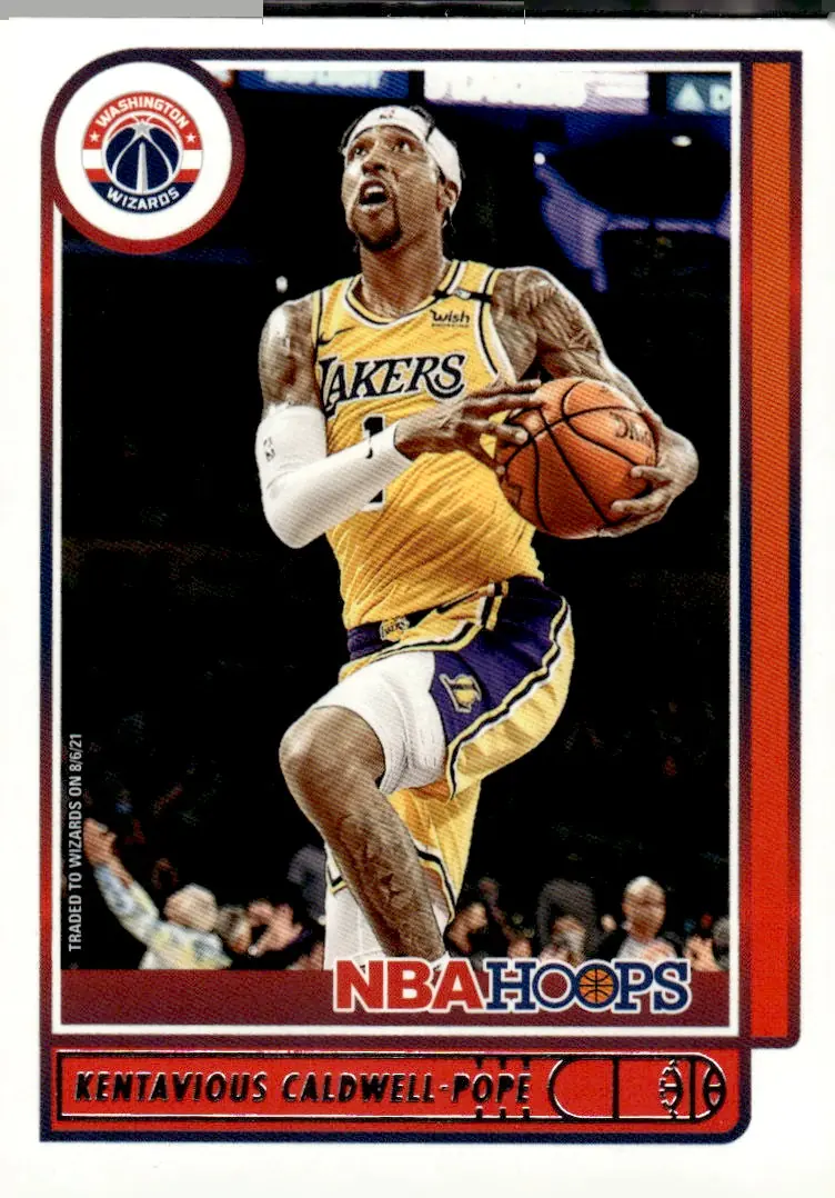 2021-22 NBA Hoops #176 Kentavious Caldwell-Pope (front)