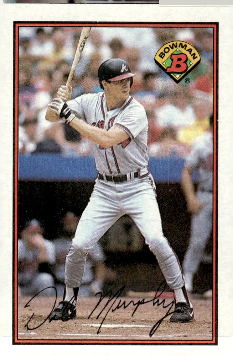 1989 Bowman #276 Dale Murphy (front)