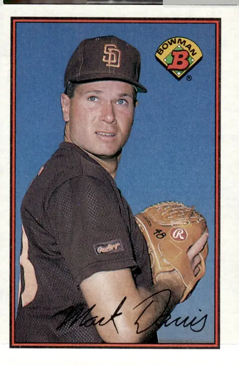 1989 Bowman #447 Mark Davis