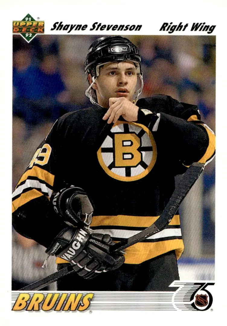 1991-92 Upper Deck #332 Shayne Stevenson (front)