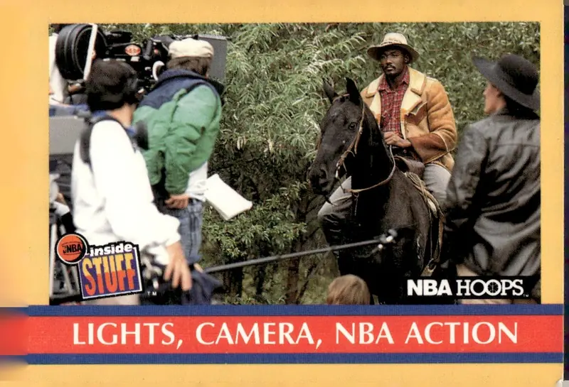 1990-91 NBA Hoops #383 Karl Malone (front)