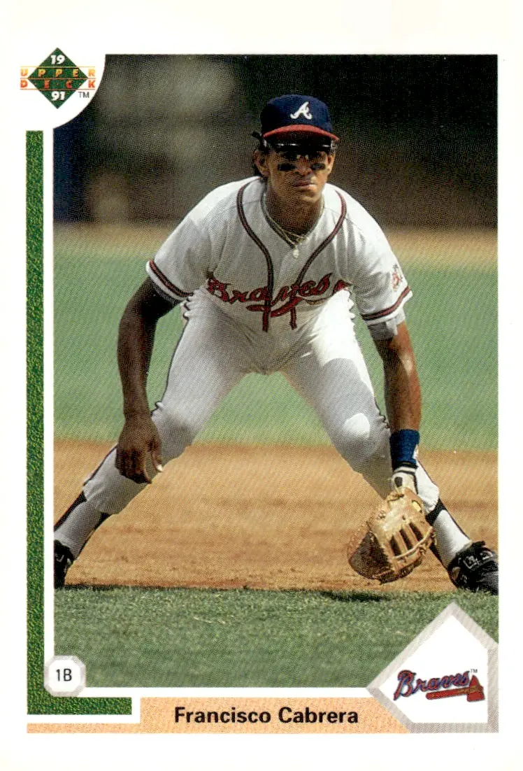 1991 Upper Deck #439 Francisco Cabrera (front)