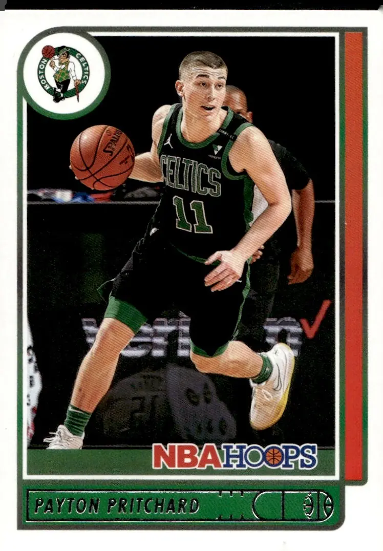 2021-22 NBA Hoops #59 Payton Pritchard (front)