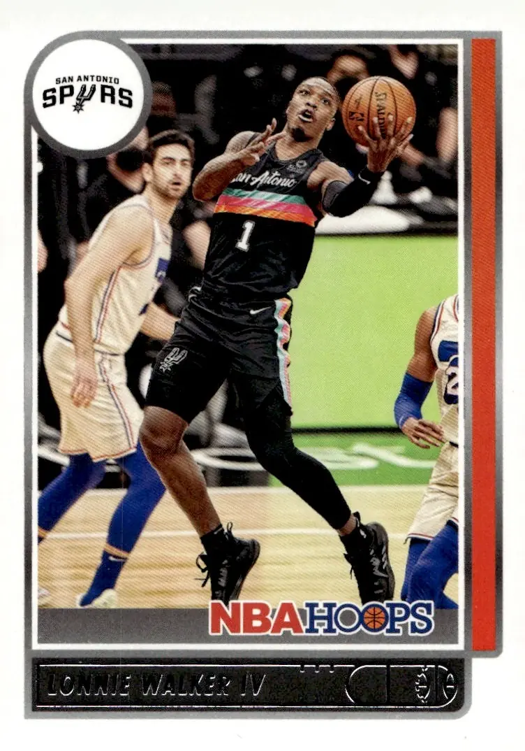 2021-22 NBA Hoops #54 Lonnie Walker IV (front)