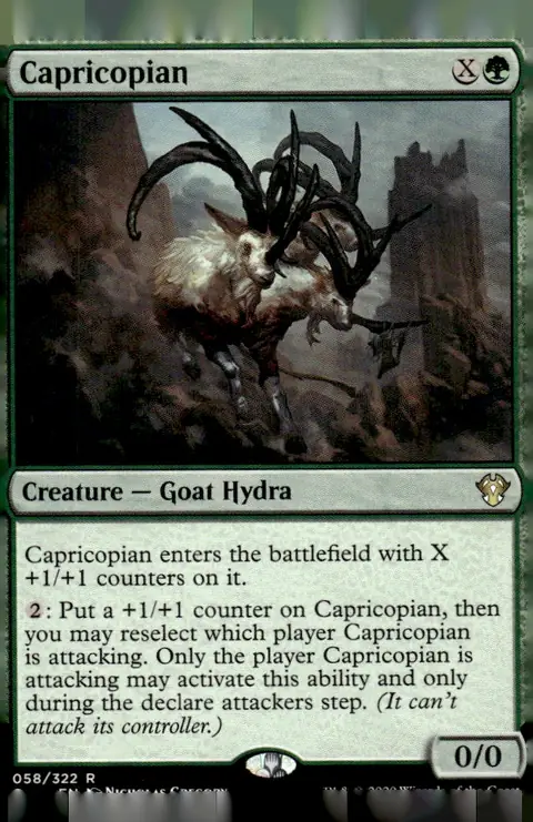 2020 Commander 2020 (Ikoria Commander) #058/322 Capricopian