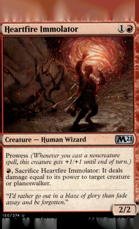 2020 Core Set 2021 (M21) #150/274 Heartfire Immolator