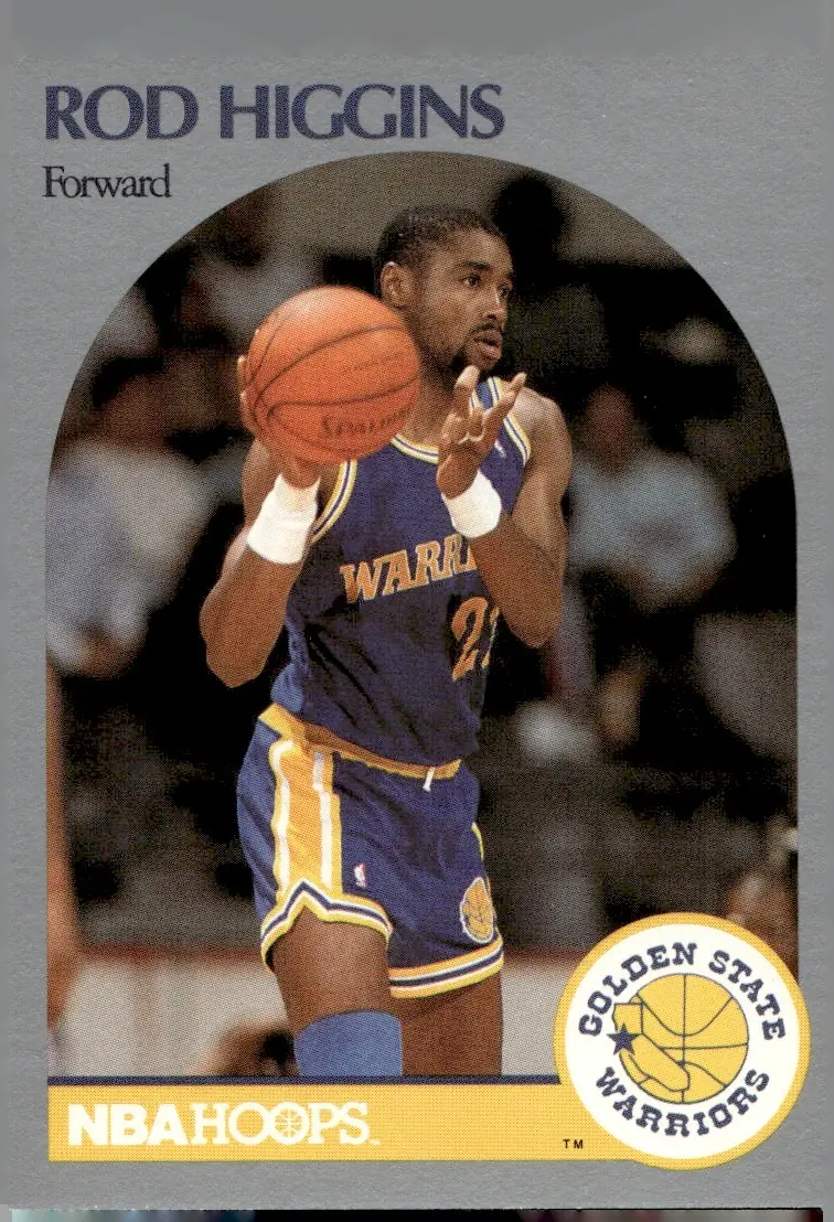 1990-91 NBA Hoops #114 Rod Higgins (front)