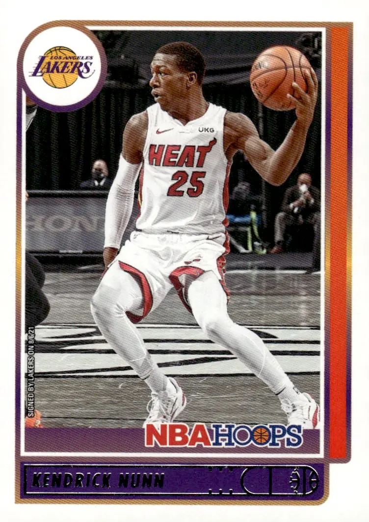 2021-22 NBA Hoops #60 Kendrick Nunn (front)