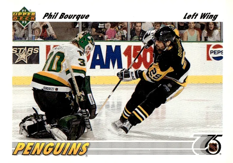 1991-92 Upper Deck #398 Phil Bourque (front)