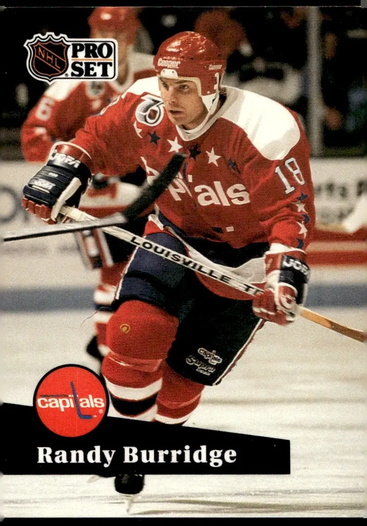 1991-92 Pro Set (Series 2) #510 Randy Burridge (front)