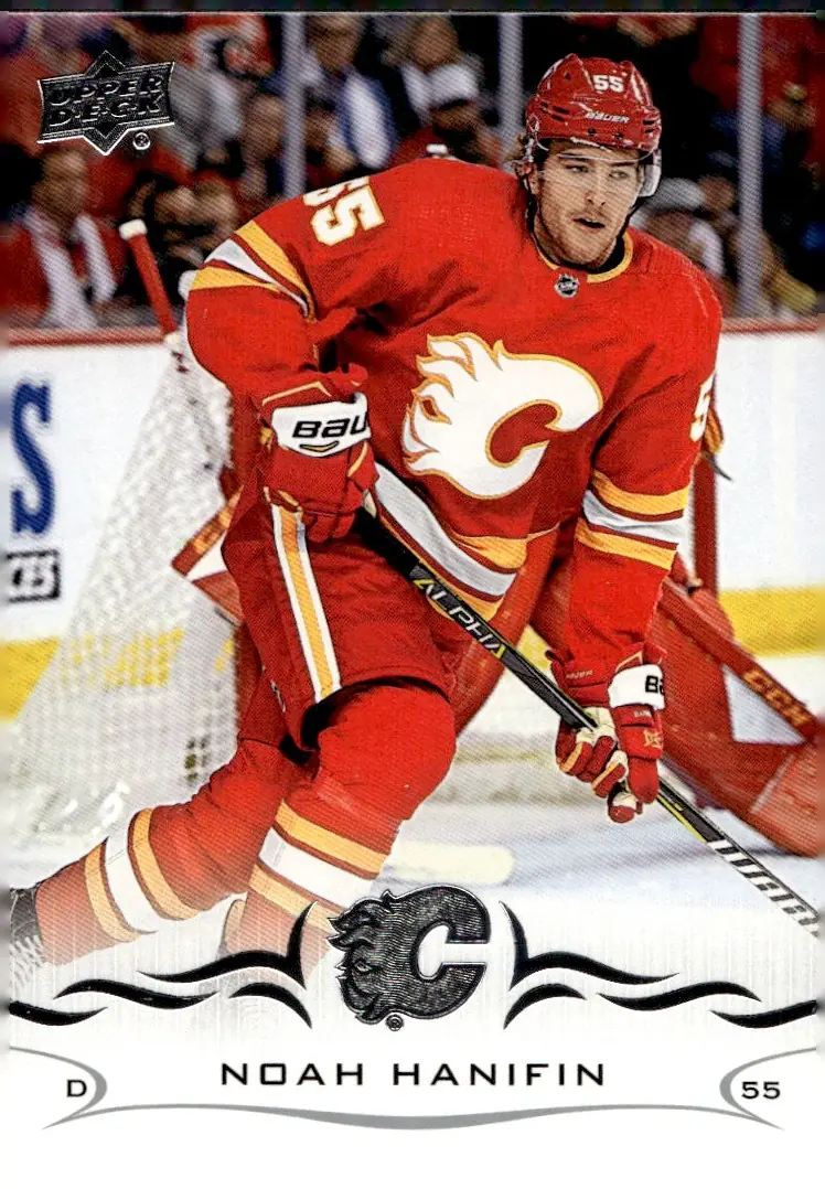 2018-19 Upper Deck Series 2 #280 Noah Hanifin (front)