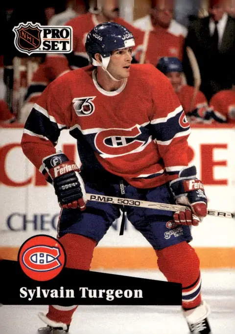 1991-92 Pro Set #416 Sylvain Turgeon