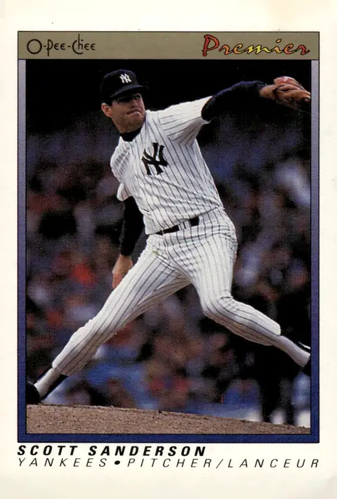 1991 O-Pee-Chee Premier #104 Scott Sanderson