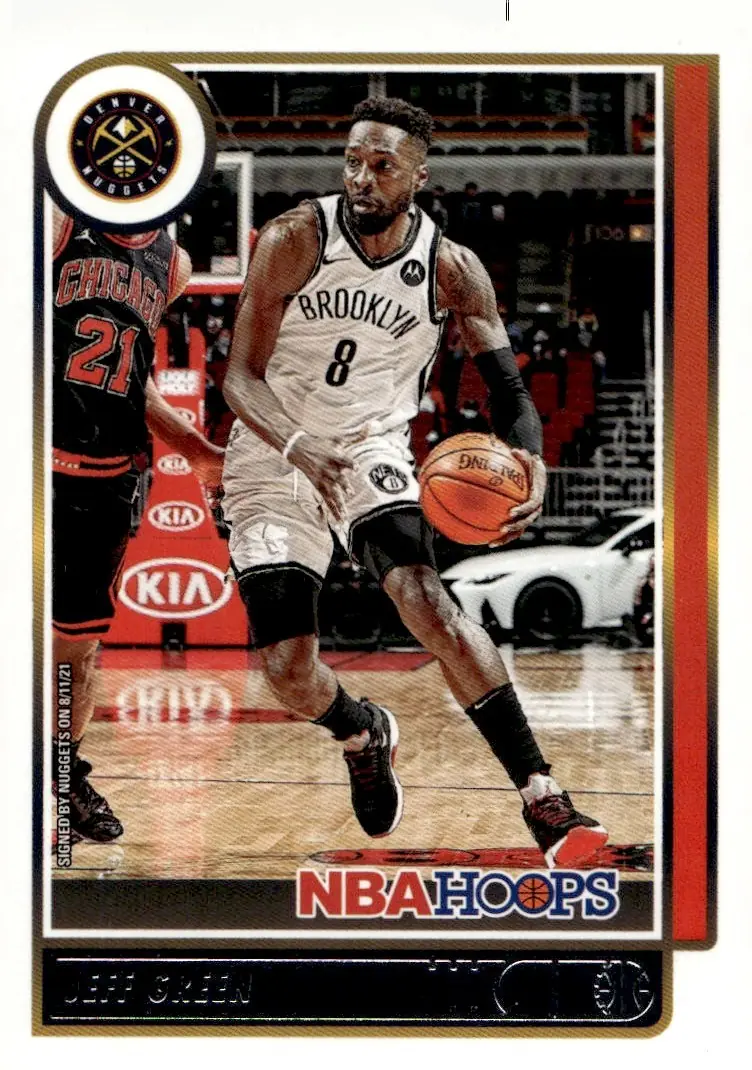 2021-22 NBA Hoops #117 Jeff Green (front)