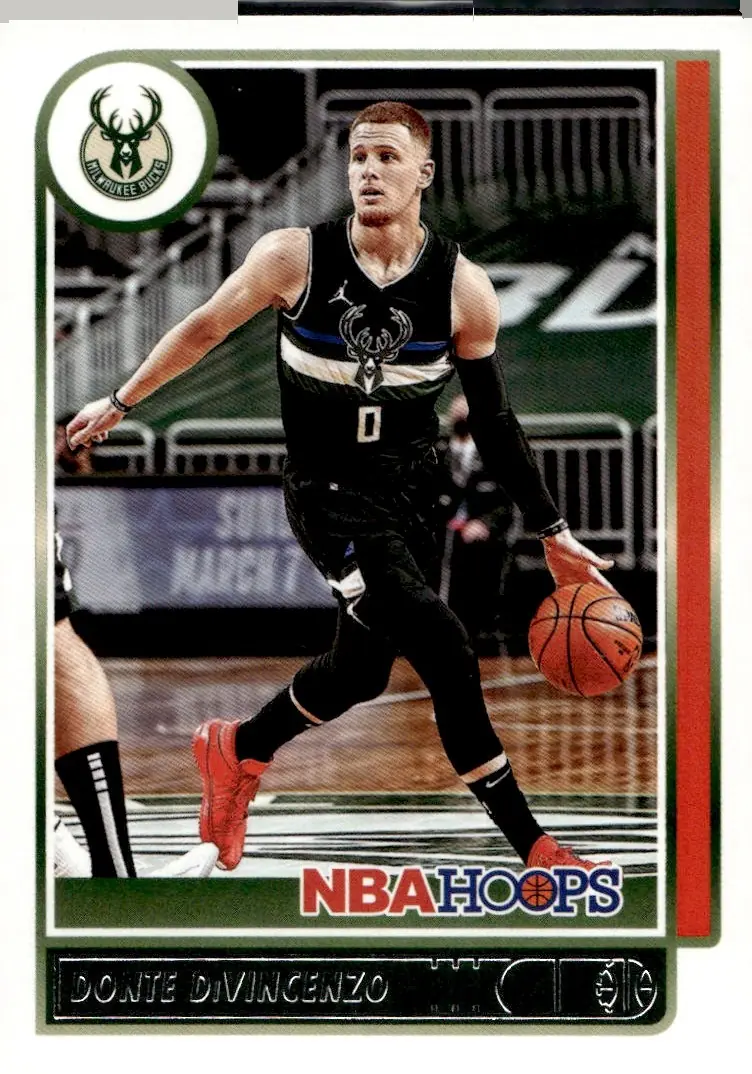 2021-22 NBA Hoops #93 Donte DiVincenzo (front)