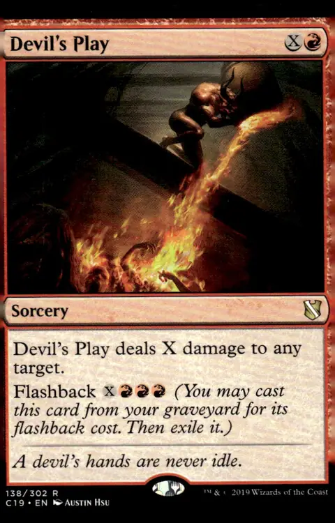 2019 Magic: The Gathering - Commander 2019 (C19) #138/302 Devil's Play